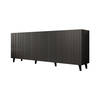 Meubella Dressoir Vintar - Antraciet - 200 cm