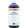 edding T1000 navulinkt voor permanent markers - kleur: blauw - grote fles - 1000ml