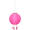 Blokker solar lampion rond - 30cm - fuchsia