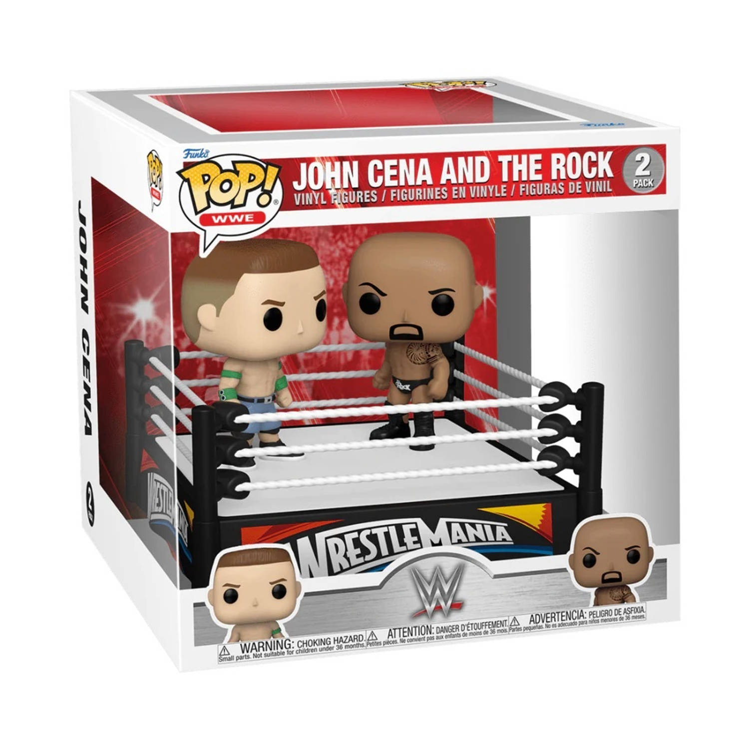 Pop WWE: John Cena vs The Rock - Funko Pop #2