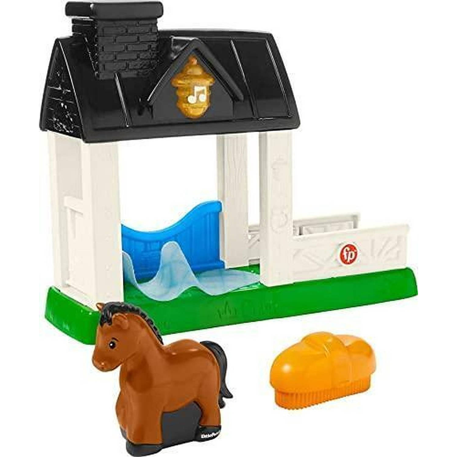 Fisher Price Little People Speelset - Paardenstal inclusief Paard Speelfiguur