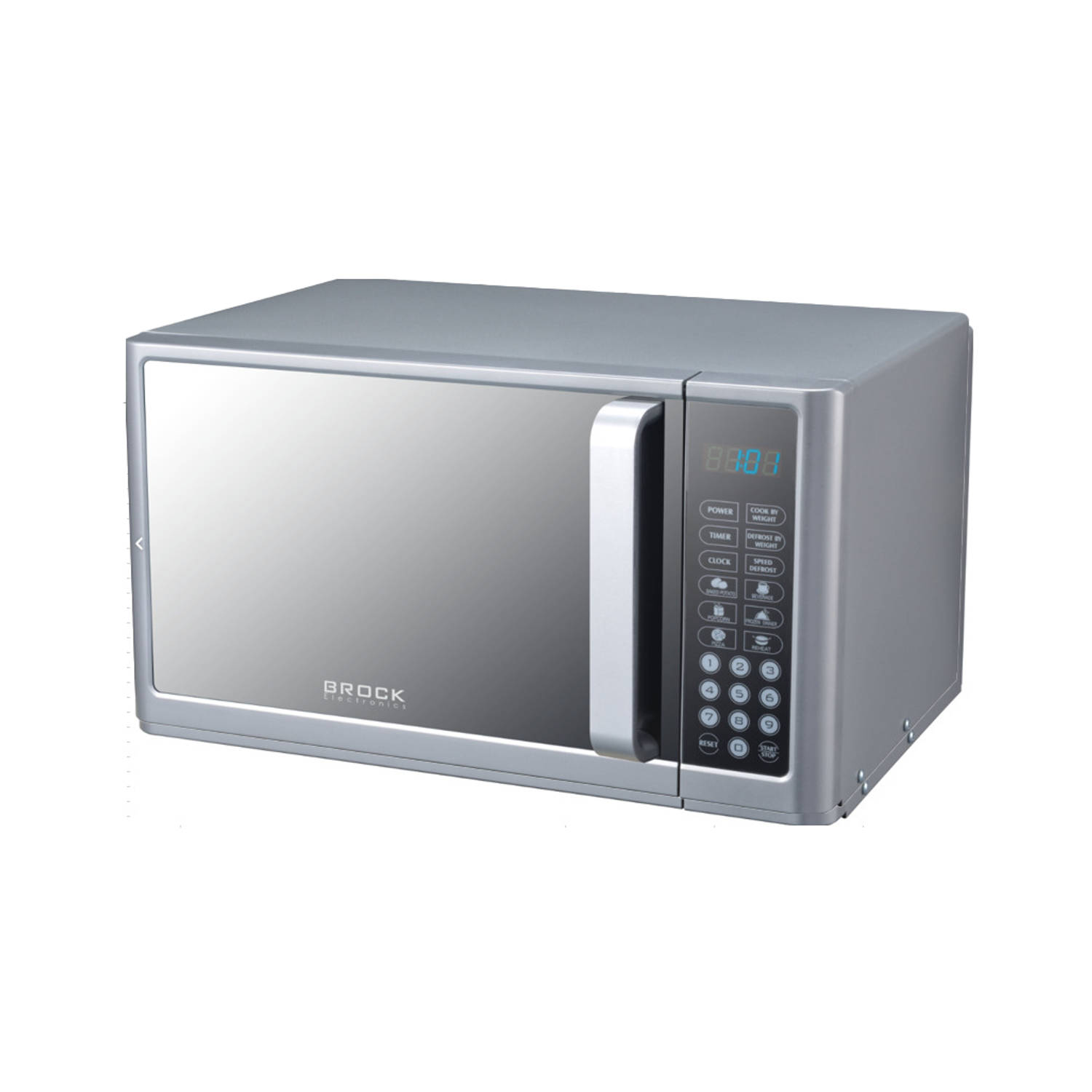 Brock MWO 2311 DS Digitale Magnetron - Microwave Oven - 23 liter - Grijs