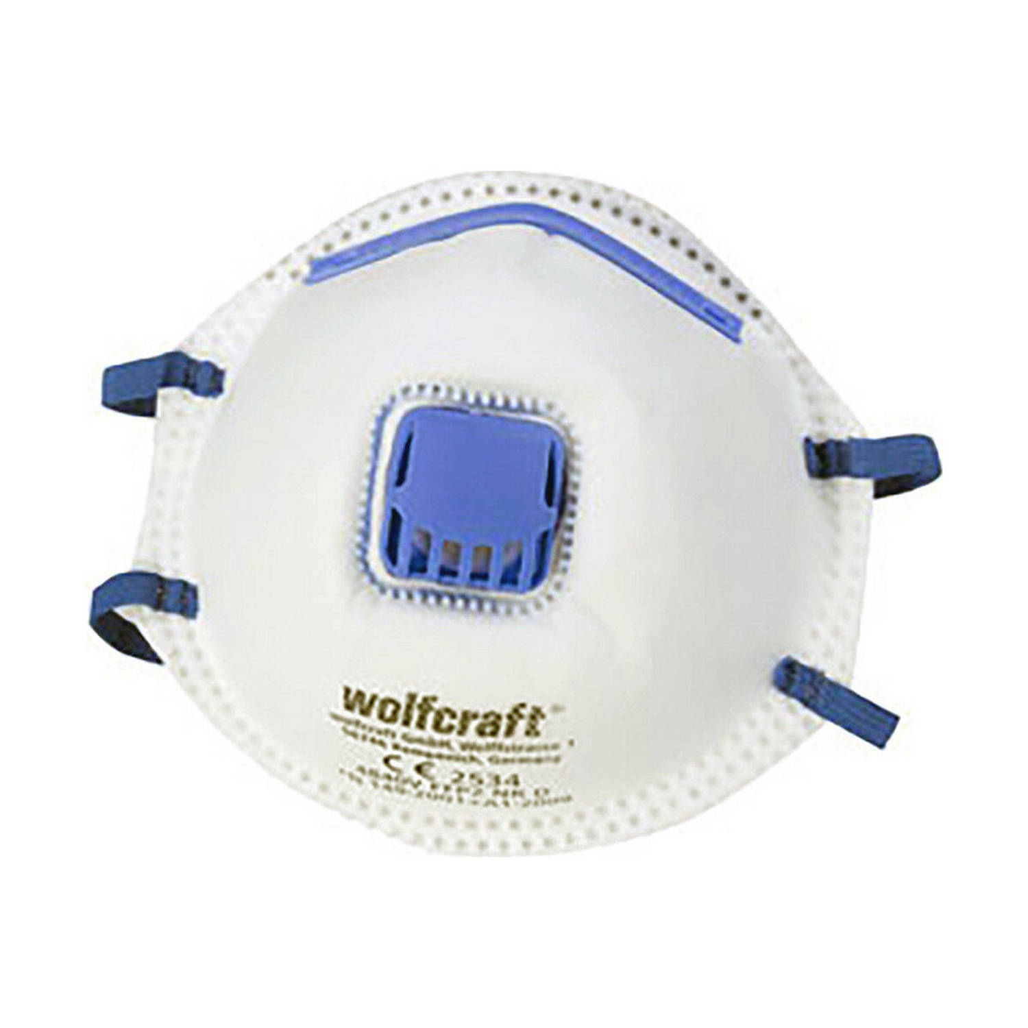 Wolfcraft Fijnstofmaskers 4840000 Filterklasse-beschermingsgraad: FFP 2 3 stuks