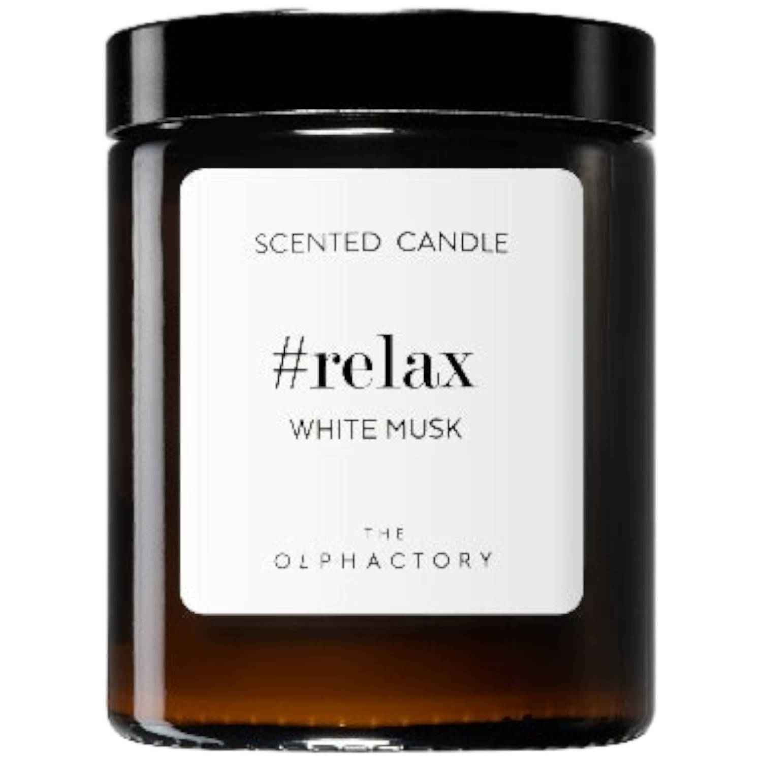 The Olphactory - Relax White Musk - Scented Candle - 35 Branduren - Geurkaars
