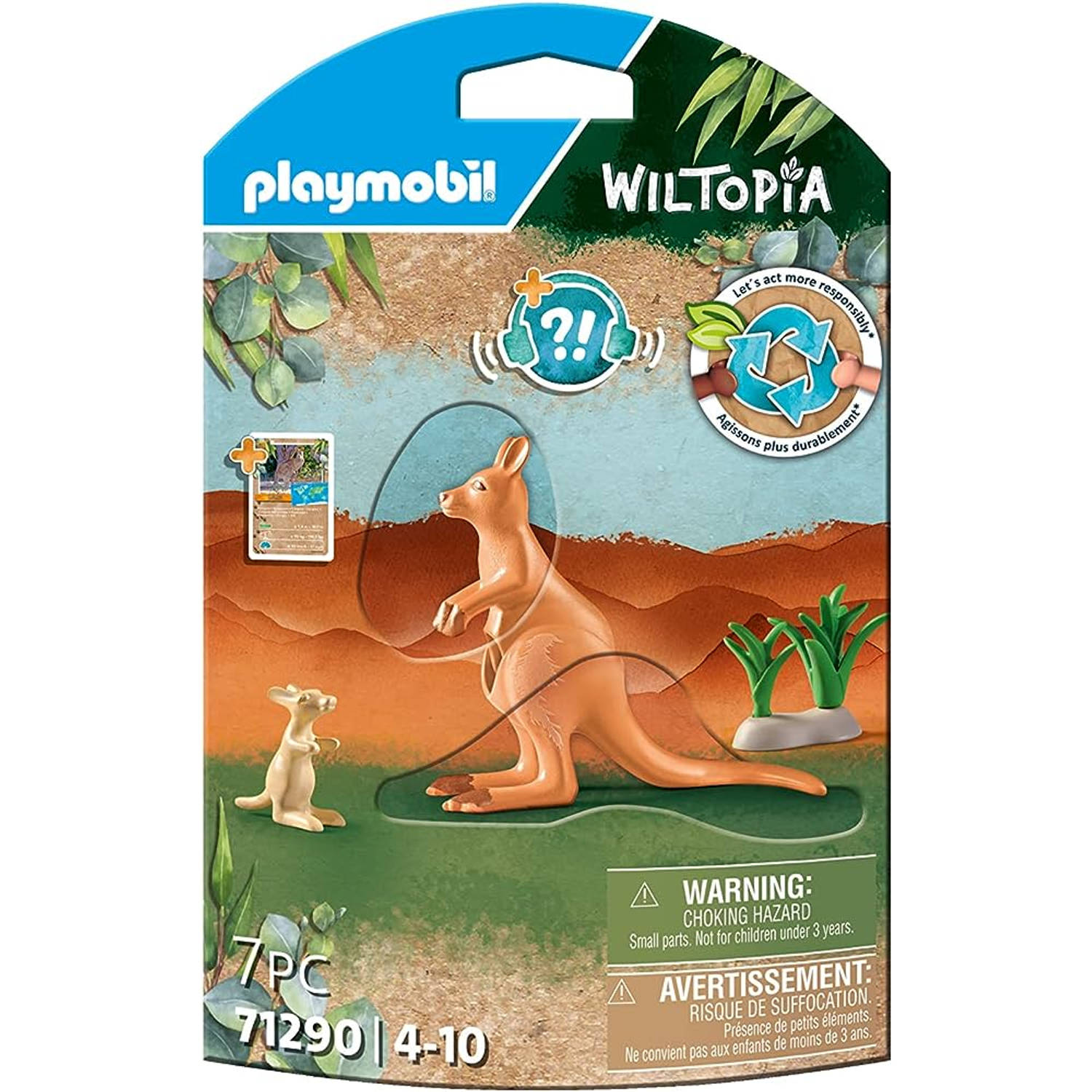 PlaymobilÂ® Wildtopia 71290 kangeroe met welp