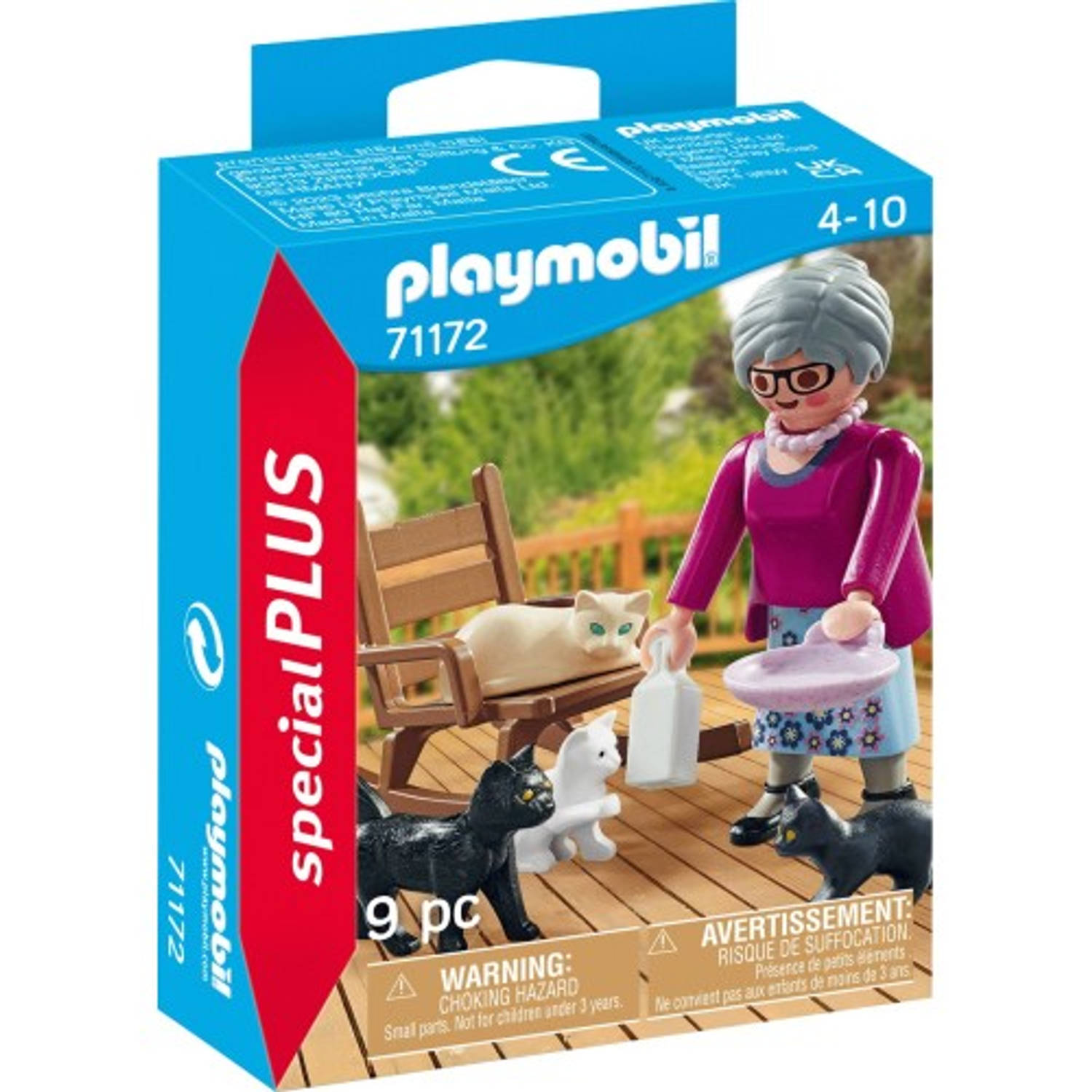 PlaymobilÂ® Special plus 71172 oma met katten
