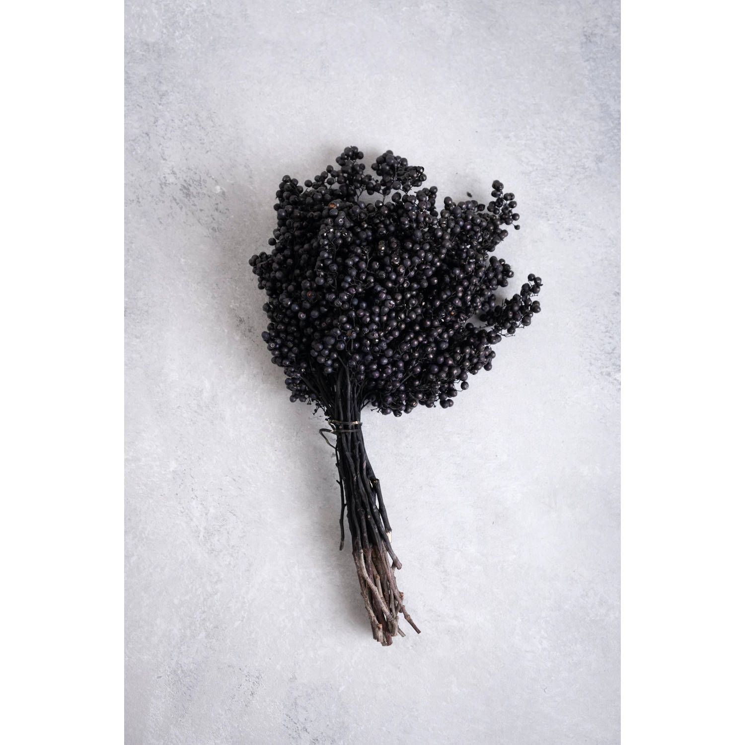 Couronne - Decoratiemateriaal 'Pepperberry' - Zwart