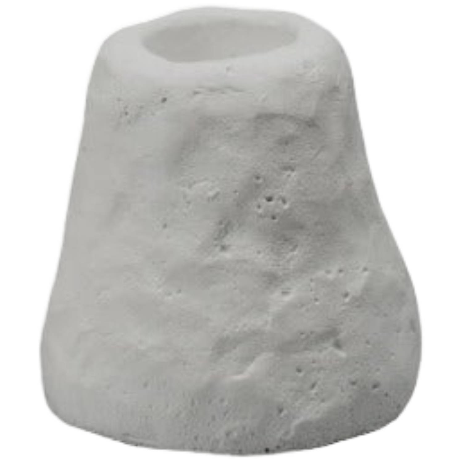 Leeff kandelaar carmen grijs klein - cement - Ø 5,6 centimeter x 5,3 centimeter