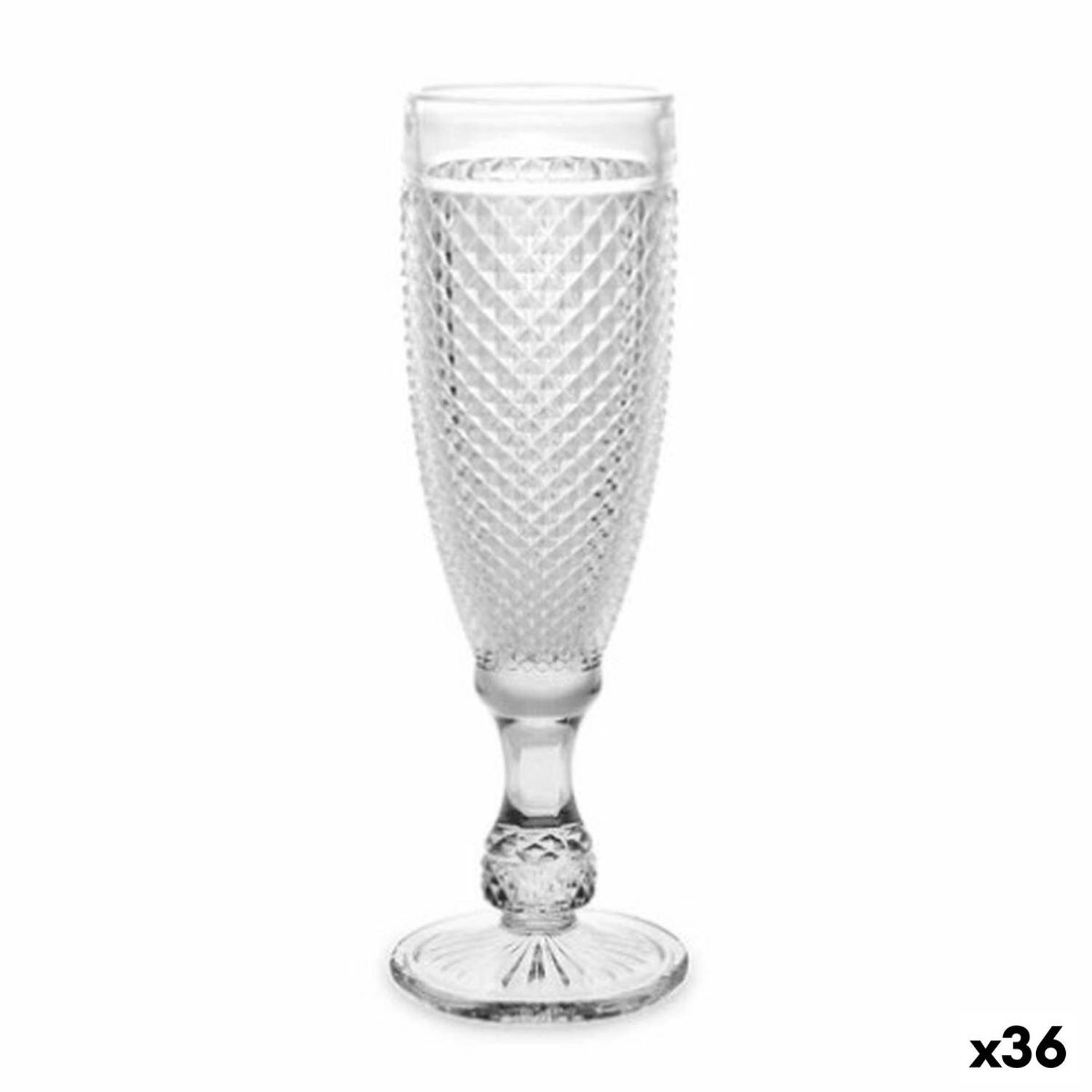 Champagneglas Transparant Glas 185 ml (36 Stuks)