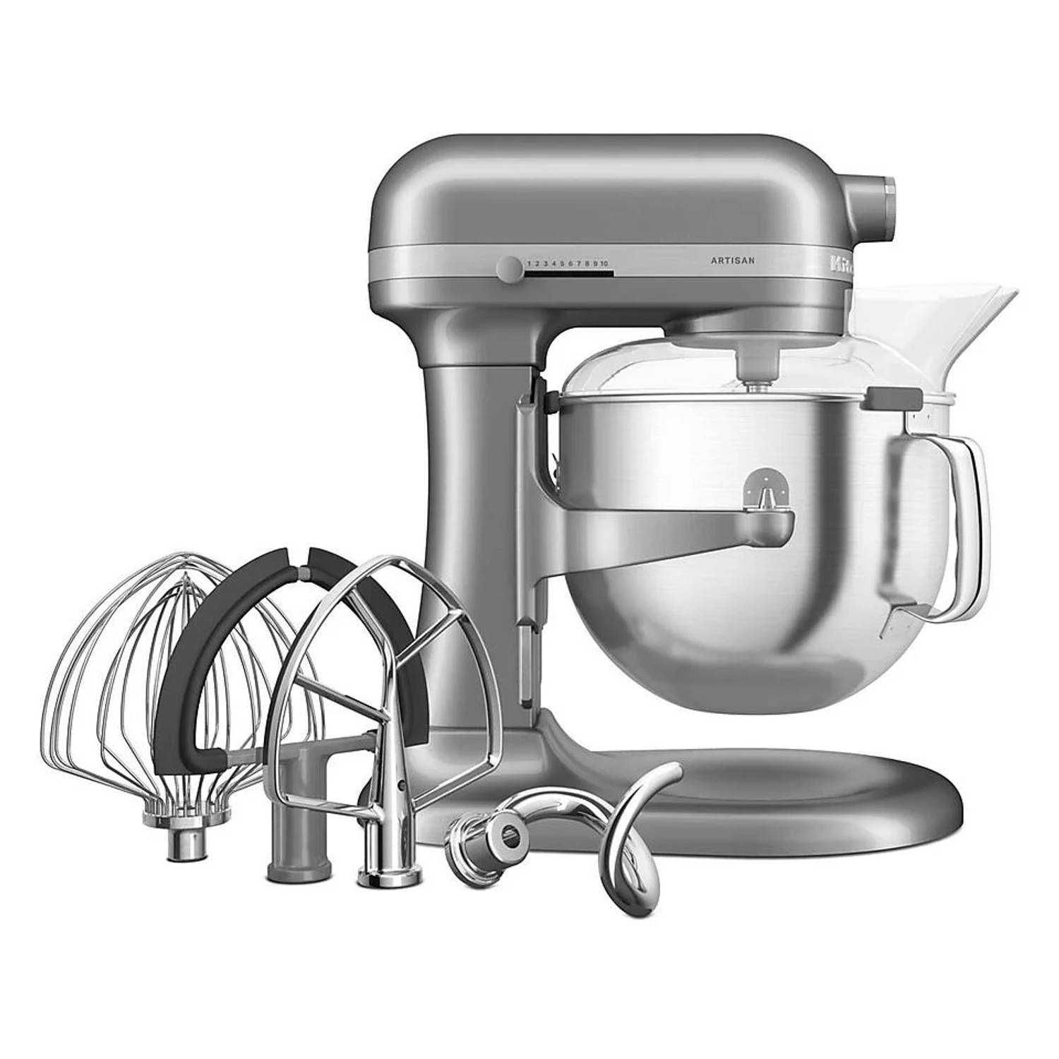 KitchenAid 5KSM70SHXECU Staande mixer 375 W Contour Silver