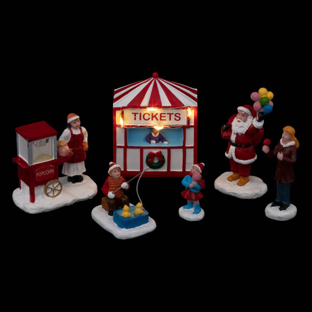 Feeric lights and christmas kerstdorp - kermis accessoires/figuurtjes - Kerstdorpen