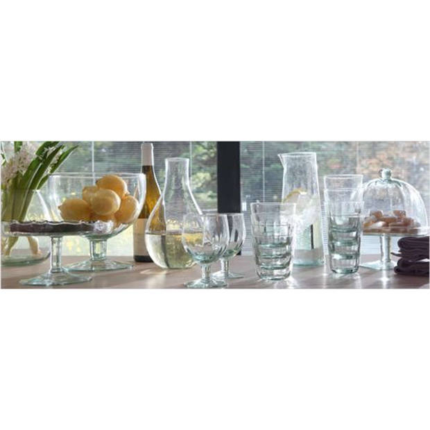 L.S.A. - Mia Longdrinkglas 350 ml Set van 4 Stuks - Gerecycled Glas - Transparant