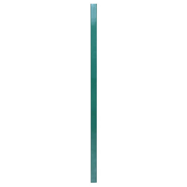 vidaXL Schuttingpalen 20 st 130 cm gegalvaniseerd staal groen