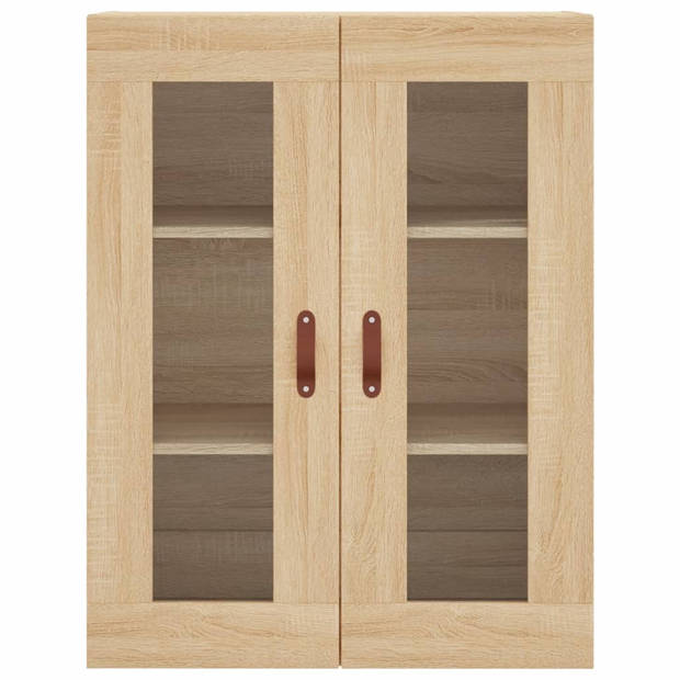 vidaXL Wandkast 69,5x34x90 cm sonoma eikenkleurig