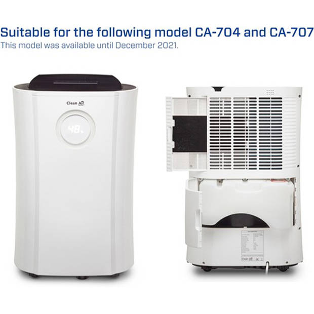 Actiefkoolstoffilter voor Clean Air Optima CA-704/CA-707