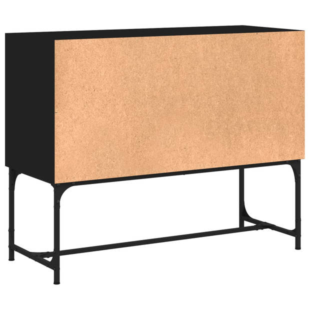 The Living Store Industrieel Dressoir - Zwart - 100 x 40 x 79.5 cm