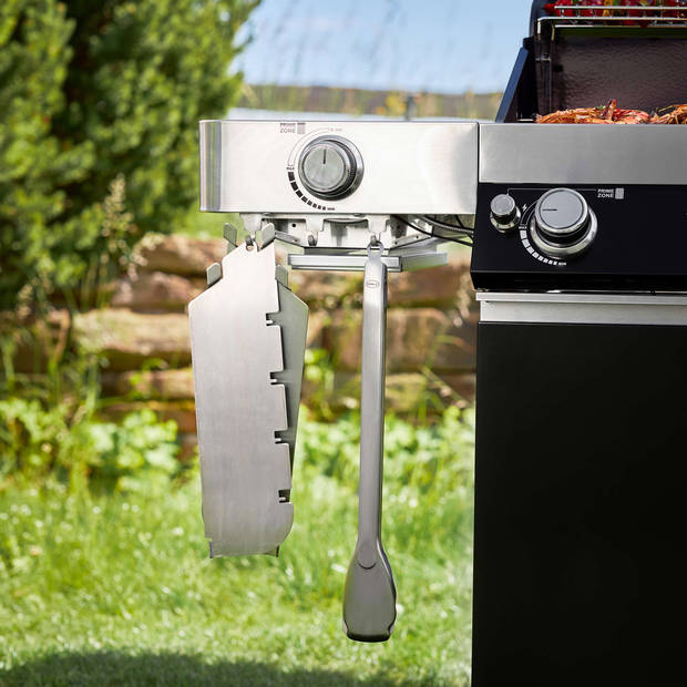Rösle Barbecue - BBQ Accessoire Primezone Windscherm - Roestvast Staal - Zilver