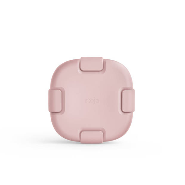 Stojo - Lunchbox 700 ml Carnation (Samengevouwen Verpakking) - Siliconen - Roze