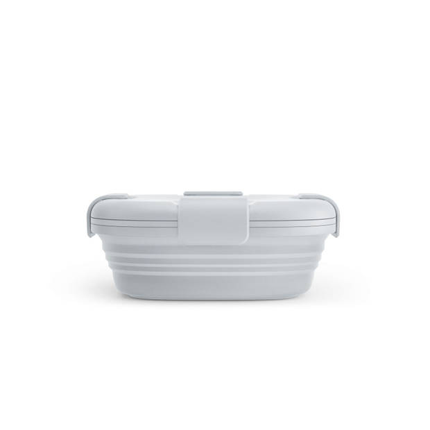 Stojo - Lunchbox 700 ml Cashmere (Samengevouwen Verpakking) - Siliconen - Grijs