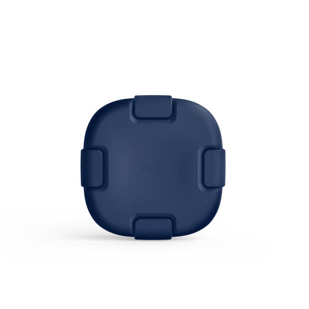Stojo - Lunchbox 700 ml Denim (Samengevouwen Verpakking) - Siliconen - Blauw