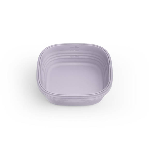 Stojo - Lunchbox 700 ml Lilac (Samengevouwen Verpakking) - Siliconen - Paars