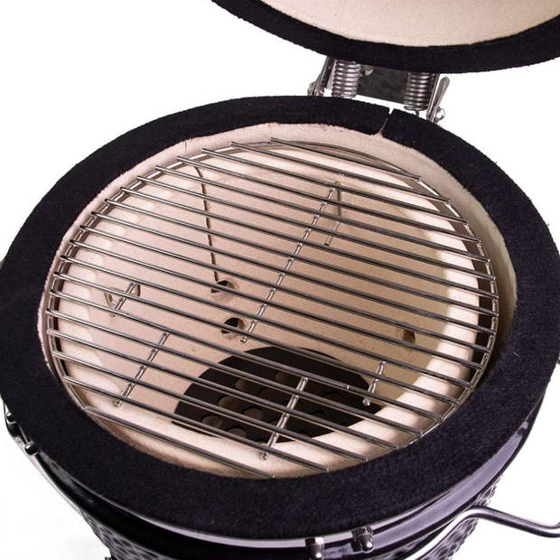 Yakiniku - BBQ Accessoire Kamado 11 Inch Mini Rooster - Roestvast Staal - Zilver