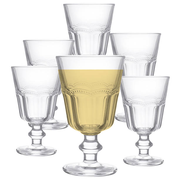 Wijnglas - Cocktail glazen – Wijnglazen - Waterglazen – Champagneglazen - 240ML - Set Van 6