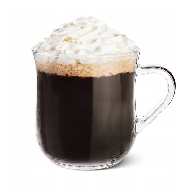 Koffieglas - Theeglazen – Cappuccino glazen - Latte Macchiato Glazen - 330ML - Set Van 6