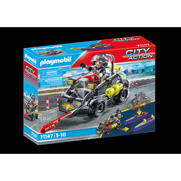 Playmobil City Action Tactical Unit - Mulit-Terrain Quad