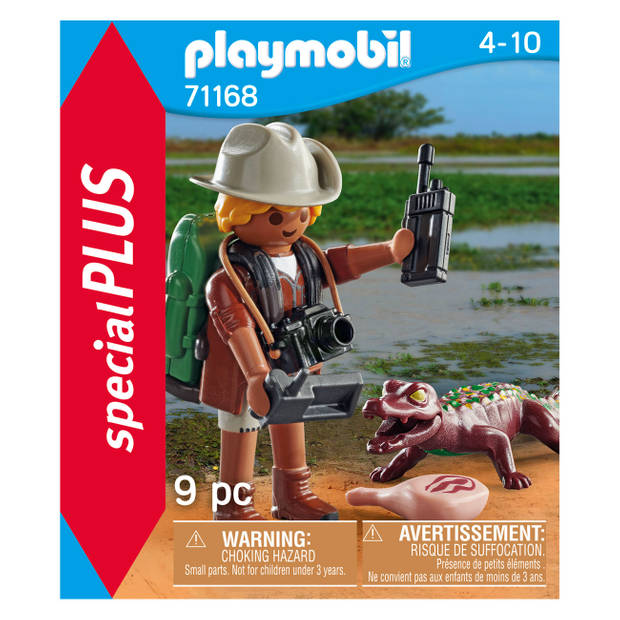 Playmobil Special plus Researcher with young caiman