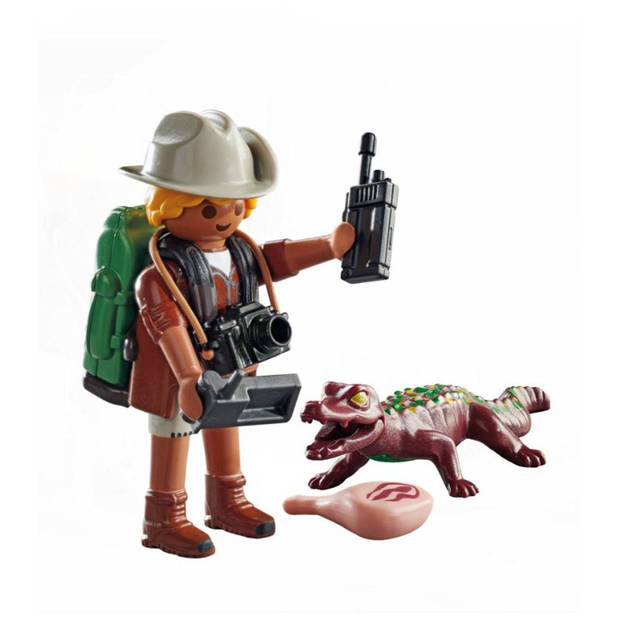 Playmobil Special plus Researcher with young caiman