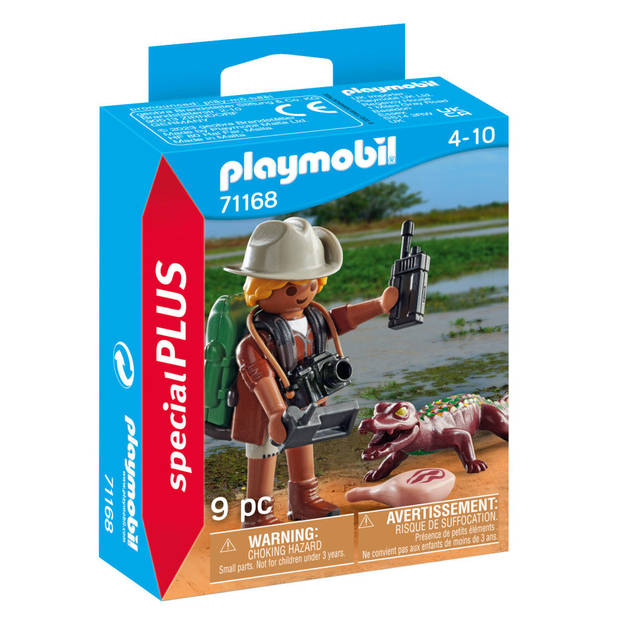 Playmobil Special plus Researcher with young caiman