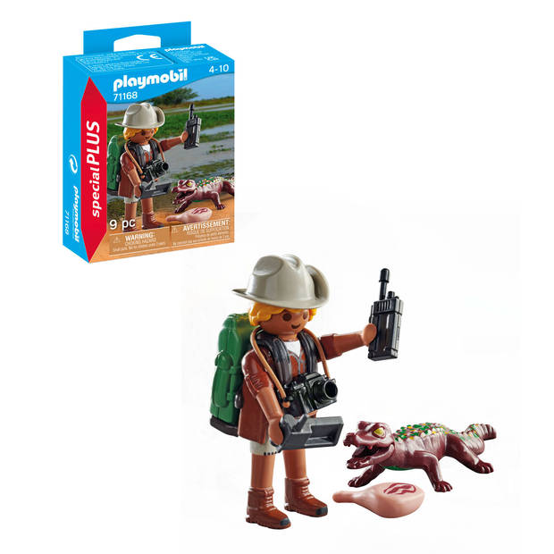 Playmobil Special plus Researcher with young caiman