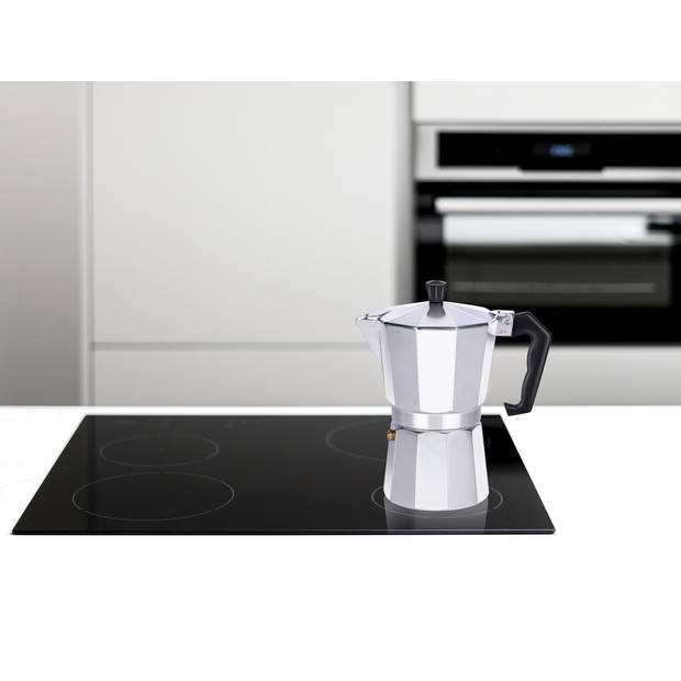 alpina Percolator - 270 ML - Koffiemachine - ?10 x 19 CM - 320 GR - Koffie Zonder Elektriciteit - Aluminium