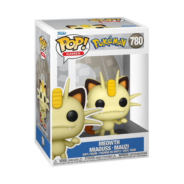 Pop Games: Pokémon Meowth - Funko Pop #780