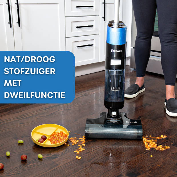 Ecowell LULU Quick Clean nat-droogzuiger met dweilfunctie