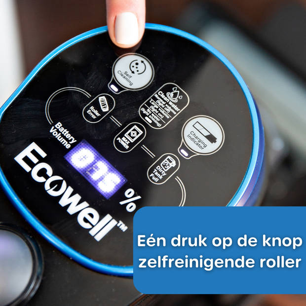 Ecowell LULU Quick Clean nat-droogzuiger met dweilfunctie