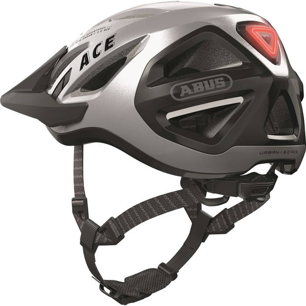 Abus Helm Urban-I 3.0 ACE gleam Zilver L 56-61cm