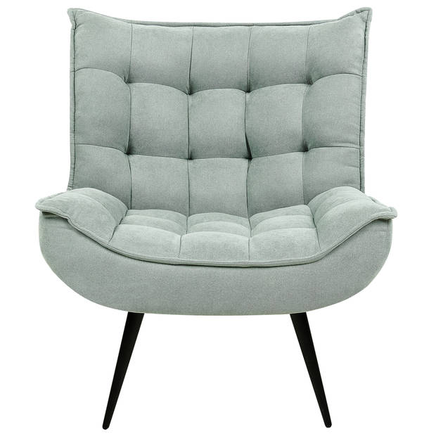 Beliani ALVESTA - Fauteuil-Groen-Polyester