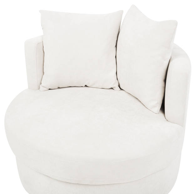 Beliani DALBY - Fauteuil-Beige-Polyester