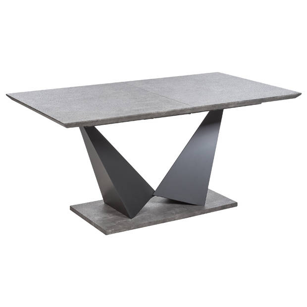 Beliani ALCANTRA - Eettafel-Grijs-MDF