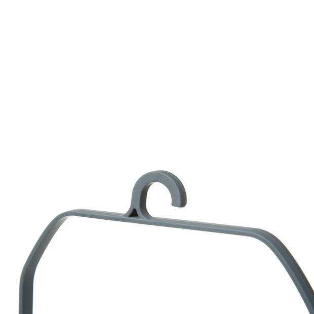 Wasknijpers ophang mandje/bakje - wit - met 72x plastic knijpers - knijperszakken