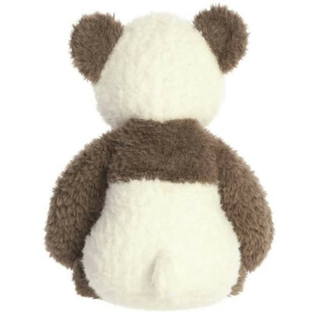 Aurora Eco Nation Pluche knuffeldier panda beer - grijs/wit - 27 cm - bosdieren thema - Knuffeldier