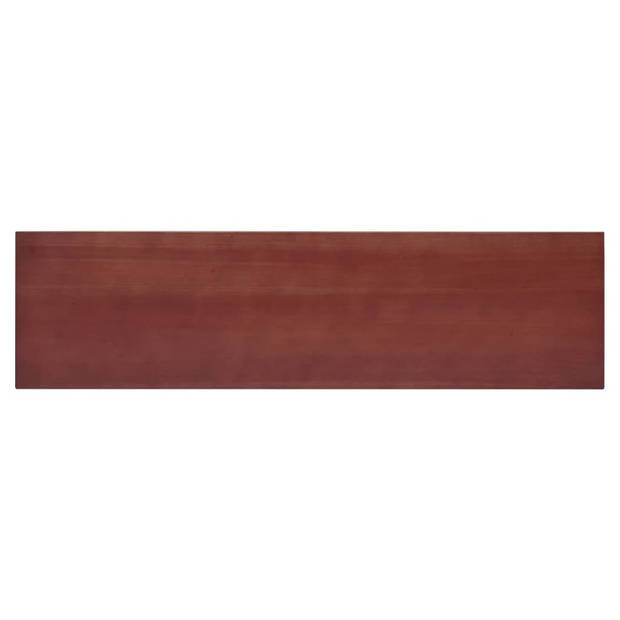 vidaXL Wandtafel 110x30x75 cm massief mahoniehout bruin
