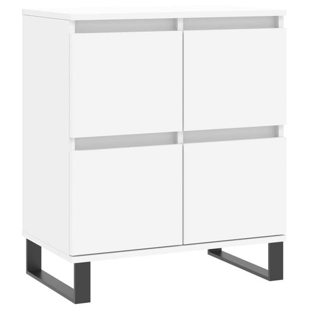 The Living Store Klassieke Dressoir - Wit - 120 x 35 x 70 cm (B x D x H)