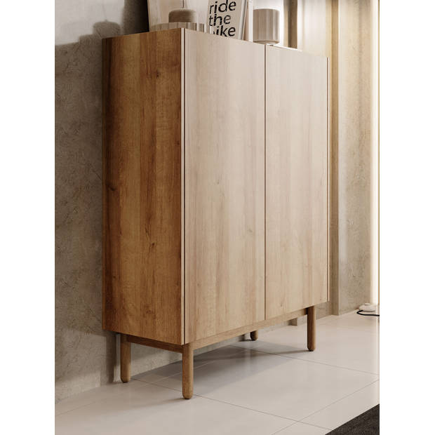 Meubella Dressoir Cayenne - Eiken - 97 cm