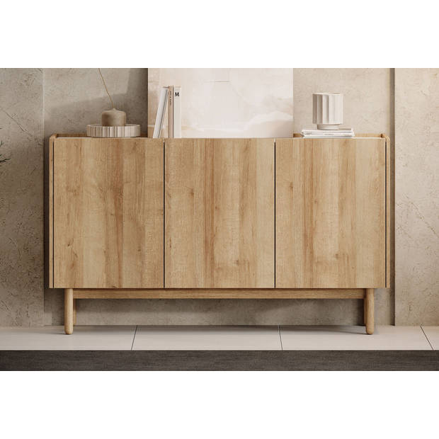 Meubella Dressoir Cayenne - Eiken - 144 cm - Hoog