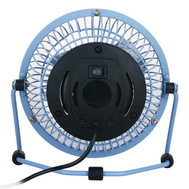 Blokker USB ventilator BL-30022 blauw - 10cm diameter
