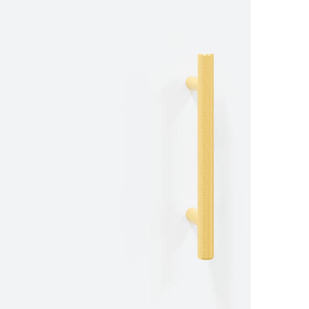 vidaXL Dressoir 69,5x34x90 cm bewerkt hout wit