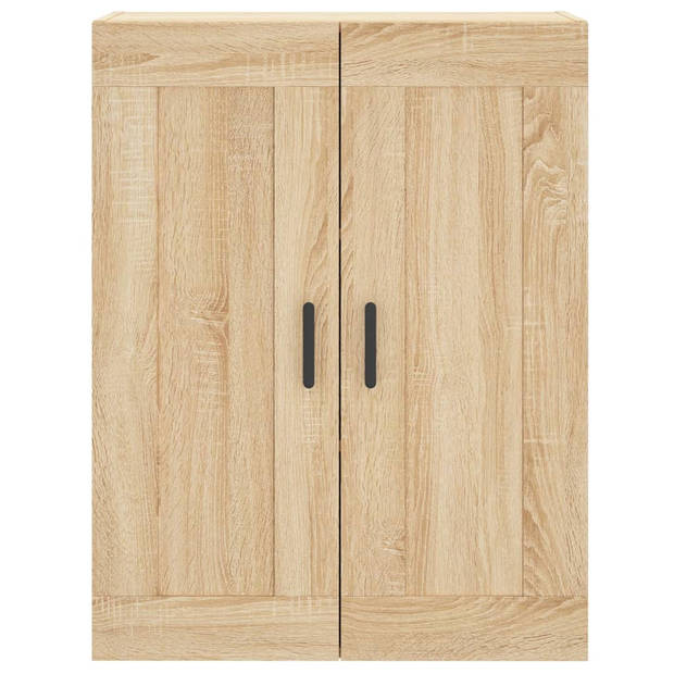 vidaXL Hoge kast 69,5x34x180 cm bewerkt hout sonoma eikenkleurig